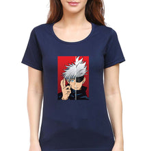Load image into Gallery viewer, Sukuna Anime T-Shirt for Women-Navy Blue-Ektarfa.online
