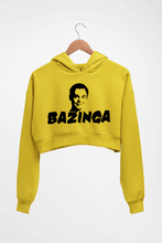 Load image into Gallery viewer, Sheldon Cooper Bazinga Crop HOODIE FOR WOMEN
