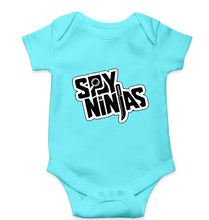Load image into Gallery viewer, Spy Ninja Kids Romper For Baby Boy/Girl-0-5 Months(18 Inches)-Sky Blue-Ektarfa.online
