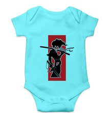 Load image into Gallery viewer, Afro Samurai Kids Romper For Baby Boy/Girl-Sky Blue-Ektarfa.online
