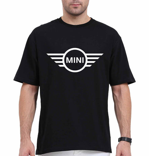 Mini Cooper Oversized T-Shirt for Men-Black-Ektarfa.online