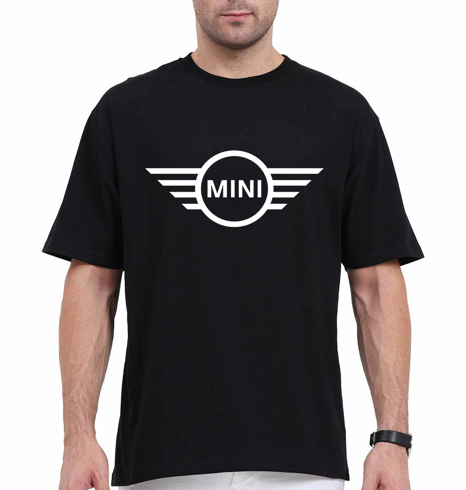 Mini Cooper Oversized T-Shirt for Men-Black-Ektarfa.online