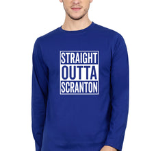 Load image into Gallery viewer, Straight Outta Scranton Full Sleeves T-Shirt for Men-Royal blue-Ektarfa.online
