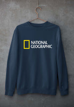Load image into Gallery viewer, National Geographic Unisex Sweatshirt for Men/Women-S(40 Inches)-Navy Blue-Ektarfa.online
