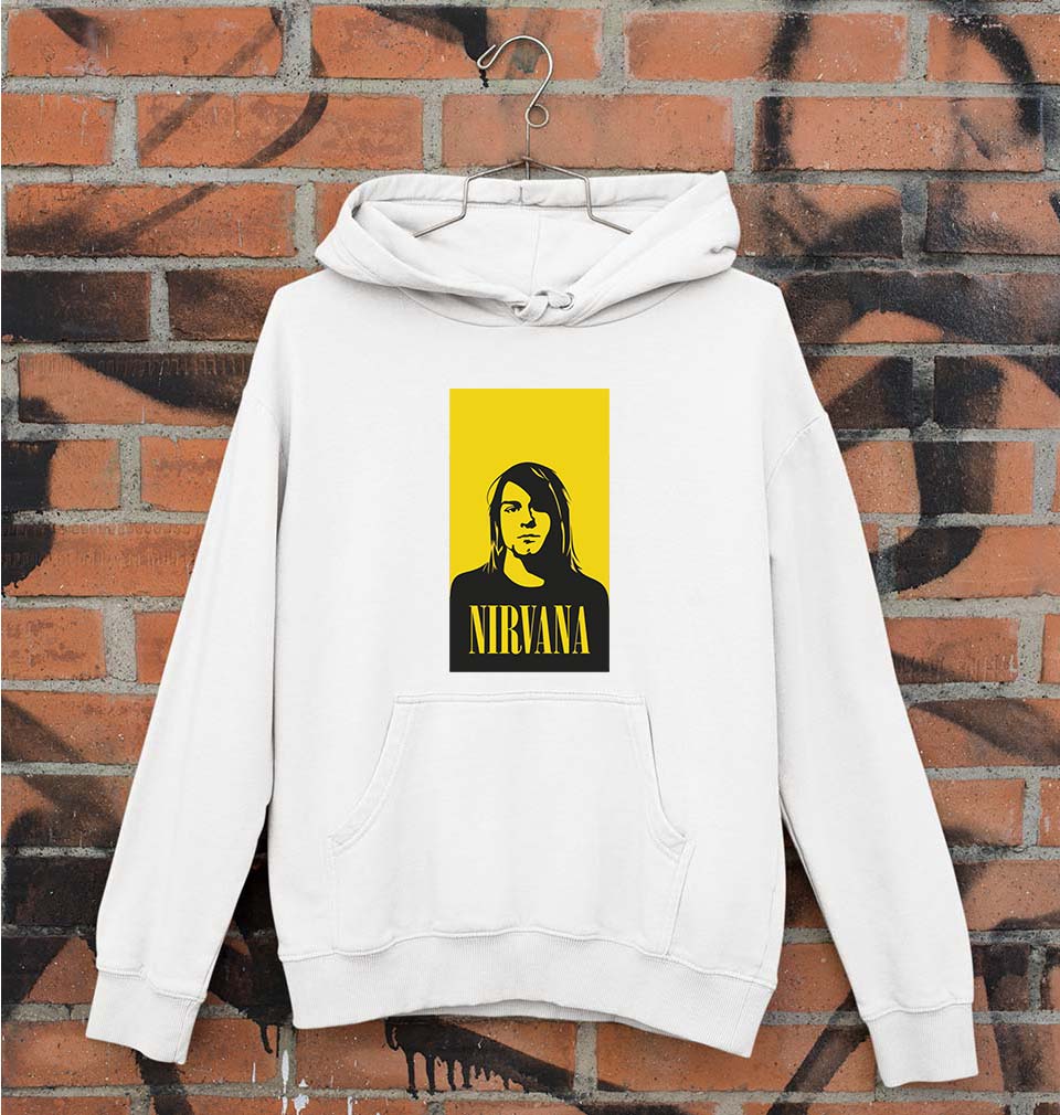 Nirvana Unisex Hoodie for Men/Women-White-Ektarfa.online