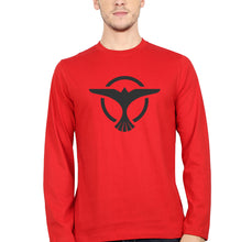 Load image into Gallery viewer, Tiesto Full Sleeves T-Shirt for Men-S(38 Inches)-Red-Ektarfa.online
