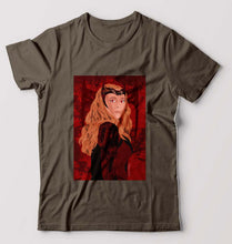 Load image into Gallery viewer, Scarlet Witch Wanda T-Shirt for Men-Olive Green-Ektarfa.online
