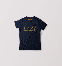 Load image into Gallery viewer, Lazy Kids T-Shirt for Boy/Girl-Navy Blue-Ektarfa.online
