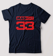 Load image into Gallery viewer, Max Verstappen T-Shirt for Men-S(38 Inches)-Navy Blue-Ektarfa.online

