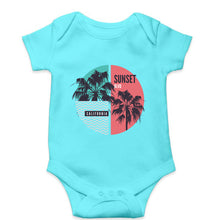 Load image into Gallery viewer, Sunset California Kids Romper For Baby Boy/Girl-0-5 Months(18 Inches)-Sky Blue-Ektarfa.online
