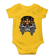 Load image into Gallery viewer, Triple H WWE Kids Romper For Baby Boy/Girl-0-5 Months(18 Inches)-Yellow-Ektarfa.online
