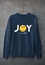 Load image into Gallery viewer, Joy Emoji Unisex Sweatshirt for Men/Women-Navy Blue-Ektarfa.online
