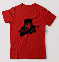 Load image into Gallery viewer, Sasuke Uchiha T-Shirt for Men-S(38 Inches)-Red-Ektarfa.online
