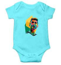 Load image into Gallery viewer, Cristiano Ronaldo CR7 Kids Romper For Baby Boy/Girl-0-5 Months(18 Inches)-Sky Blue-Ektarfa.online
