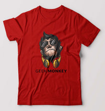 Load image into Gallery viewer, Geek Monkey T-Shirt for Men-Red-Ektarfa.online
