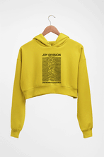 Load image into Gallery viewer, Joy Division Crop HOODIE FOR WOMEN-Mustard Yellow-Ektarfa.online
