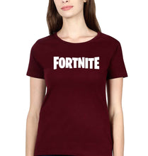 Load image into Gallery viewer, Fortnite T-Shirt for Women-XS(32 Inches)-Maroon-Ektarfa.online
