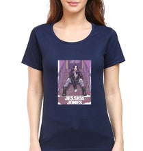 Load image into Gallery viewer, Jessica Jones T-Shirt for Women-Navy Blue-Ektarfa.online
