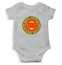 Load image into Gallery viewer, Royal Enfield Kids Romper Kids Romper For Baby Boy/Girl-0-5 Months(18 Inches)-Grey-Ektarfa.online
