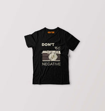 Load image into Gallery viewer, don&#39;t be negative Kids T-Shirt for Boy/Girl-Black-Ektarfa.online
