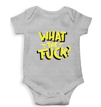 Load image into Gallery viewer, What The Fuck Kids Romper For Baby Boy/Girl-0-5 Months(18 Inches)-Grey-Ektarfa.online
