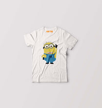 Load image into Gallery viewer, Minion Kids T-Shirt for Boy/Girl-White-Ektarfa.online
