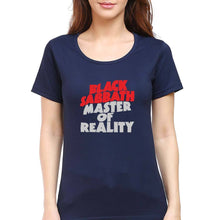 Load image into Gallery viewer, Black Sabbath T-Shirt for Women-XS(32 Inches)-Navy Blue-Ektarfa.online
