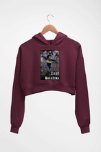 Load image into Gallery viewer, Diego Maradona Crop HOODIE FOR WOMEN-Maroon-Ektarfa.online
