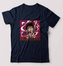Load image into Gallery viewer, Monkey D. Luffy T-Shirt for Men-S(38 Inches)-Navy Blue-Ektarfa.online
