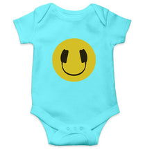 Load image into Gallery viewer, HeadPhone Eye Kids Romper Kids Romper For Baby Boy/Girl-0-5 Months(18 Inches)-Sky Blue-Ektarfa.online
