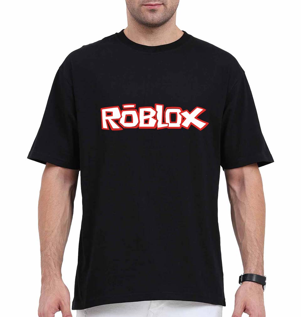 Roblox Oversized T-Shirt for Men-Black-Ektarfa.online