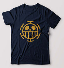 Load image into Gallery viewer, One Piece T-Shirt for Men-S(38 Inches)-Navy Blue-Ektarfa.online
