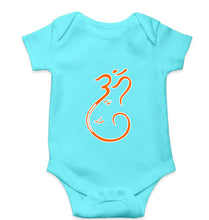 Load image into Gallery viewer, Ganpati JI(Ganesh) Kids Romper For Baby Boy/Girl-0-5 Months(18 Inches)-Sky Blue-Ektarfa.online
