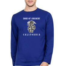 Load image into Gallery viewer, Sons of Anarchy Full Sleeves T-Shirt for Men-Royal Blue-Ektarfa.online
