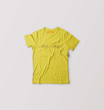 Load image into Gallery viewer, Cat Kids T-Shirt for Boy/Girl-Mustard Yellow-Ektarfa.online
