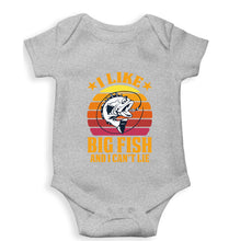 Load image into Gallery viewer, Fishing Kids Romper For Baby Boy/Girl-0-5 Months(18 Inches)-Grey-Ektarfa.online
