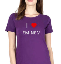 Load image into Gallery viewer, Eminem T-Shirt for Women-XS(32 Inches)-Purple-Ektarfa.online
