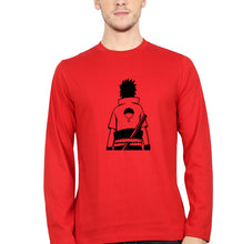 Load image into Gallery viewer, Sasuke Uchiha Full Sleeves T-Shirt for Men-Red-Ektarfa.online
