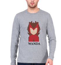 Load image into Gallery viewer, Wanda Full Sleeves T-Shirt for Men-Grey Melange-Ektarfa.online
