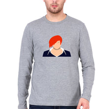 Load image into Gallery viewer, Lori yagami Full Sleeves T-Shirt for Men-Grey Melange-Ektarfa.online
