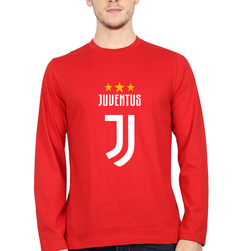 Juventus Full Sleeves T-Shirt for Men-Red-Ektarfa.online