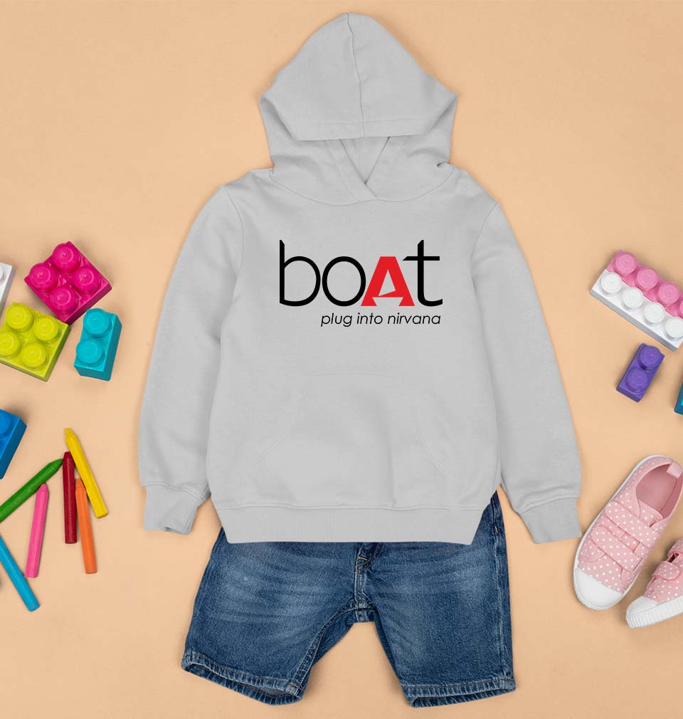Boat Kids Hoodie for Boy/Girl-0-1 Year(22 Inches)-Grey-Ektarfa.online