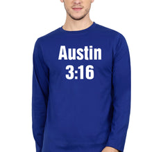 Load image into Gallery viewer, Stone Cold Steve Austin (WWE) Full Sleeves T-Shirt for Men-Royal Blue-Ektarfa.online
