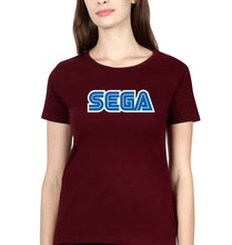 Load image into Gallery viewer, Sega T-Shirt for Women-Maroon-Ektarfa.online
