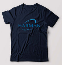 Load image into Gallery viewer, Harman T-Shirt for Men-S(38 Inches)-Navy Blue-Ektarfa.online
