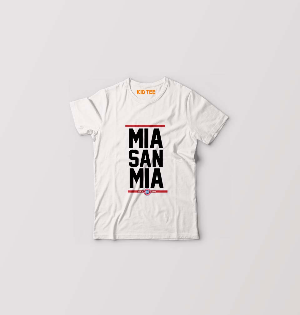 Bayern Munich Kids T-Shirt for Boy/Girl-White-Ektarfa.online