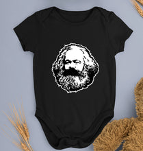 Load image into Gallery viewer, Karl Marx Kids Romper For Baby Boy/Girl-Black-Ektarfa.online
