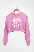 Load image into Gallery viewer, Gold&#39;s Gym Crop HOODIE FOR WOMEN
