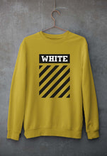 Load image into Gallery viewer, off white Unisex Sweatshirt for Men/Women-S(40 Inches)-Mustard Yellow-Ektarfa.online
