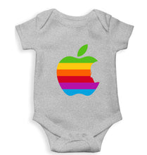 Load image into Gallery viewer, Steve Jobs Apple Kids Romper For Baby Boy/Girl-0-5 Months(18 Inches)-Grey-Ektarfa.online
